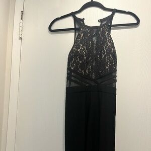 MESH MINI DRESS WITH SHIMMER DETAILS